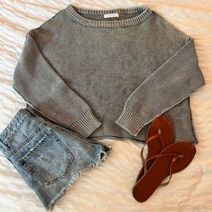 Mustard Seed Gray Sweater